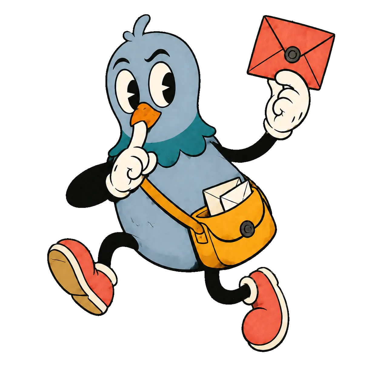 Dizê, o pombo mensageiro do Ouvi Dizer